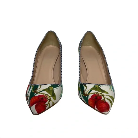 J. Crew Women's Elsie In Ratti Into The Wild Print Pumps 7.5